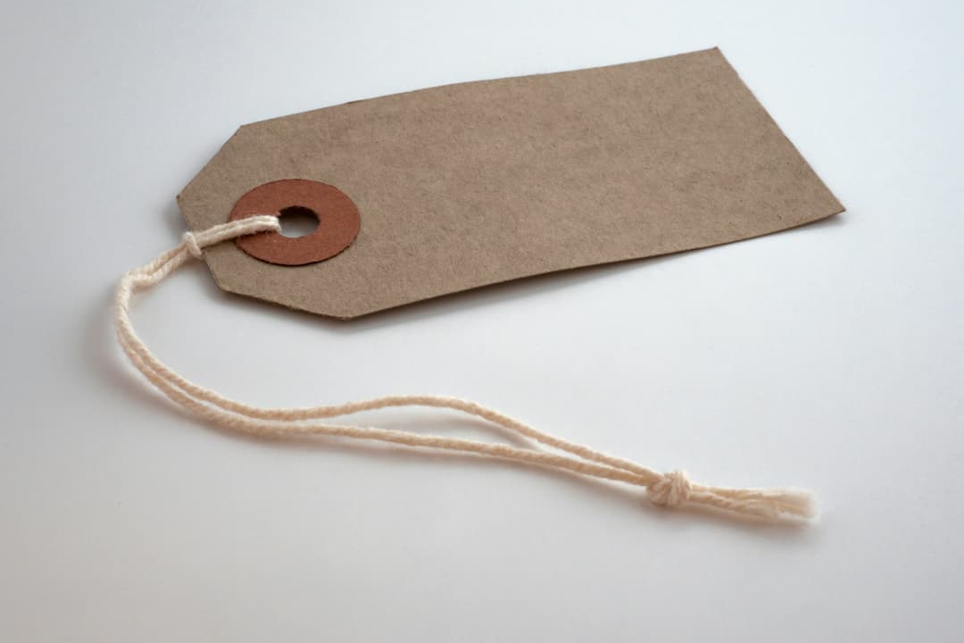 Papierowa etykieta